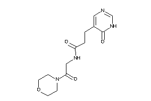 N-(2-keto-2-morpholino-ethyl)-3-(6-keto-1H-pyrimidin-5-yl)propionamide