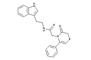 N-[2-(1H-indol-3-yl)ethyl]-2-(3-keto-5-phenyl-1,4-thiazin-4-yl)acetamide