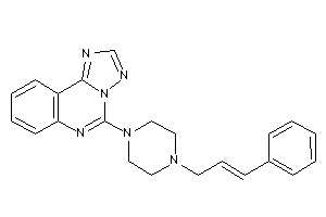 5-(4-cinnamylpiperazino)-[1,2,4]triazolo[1,5-c]quinazoline