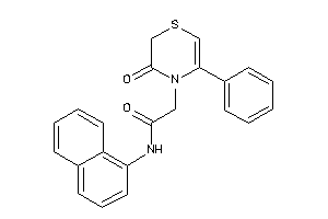 2-(3-keto-5-phenyl-1,4-thiazin-4-yl)-N-(1-naphthyl)acetamide