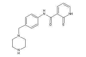 Image of N-[4-(piperazinomethyl)phenyl]-2-thioxo-1H-pyridine-3-carboxamide
