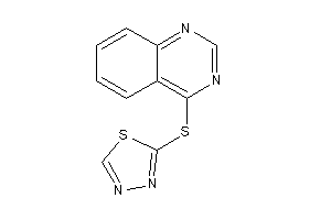 2-(quinazolin-4-ylthio)-1,3,4-thiadiazole