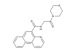 N-(2-keto-2-morpholino-ethyl)benzo[f]quinoline-5-carboxamide