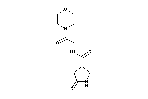 5-keto-N-(2-keto-2-morpholino-ethyl)pyrrolidine-3-carboxamide