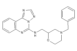 (4-benzylmorpholin-2-yl)methyl-([1,2,4]triazolo[1,5-c]quinazolin-5-yl)amine