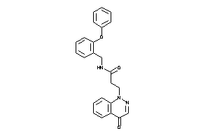 3-(4-ketocinnolin-1-yl)-N-(2-phenoxybenzyl)propionamide