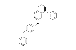 2-(3-keto-5-phenyl-1,4-thiazin-4-yl)-N-[4-(4-pyridylmethyl)phenyl]acetamide