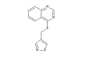 4-[(quinazolin-4-ylthio)methyl]isoxazole