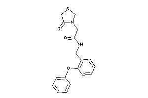 2-(4-ketothiazolidin-3-yl)-N-(2-phenoxybenzyl)acetamide