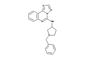 Image of (1-benzylpyrrolidin-3-yl)-([1,2,4]triazolo[1,5-c]quinazolin-5-yl)amine