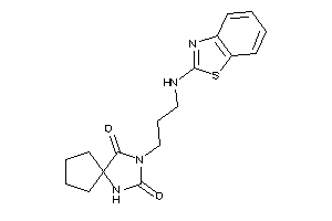 3-[3-(1,3-benzothiazol-2-ylamino)propyl]-1,3-diazaspiro[4.4]nonane-2,4-quinone