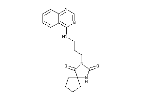 3-[3-(quinazolin-4-ylamino)propyl]-1,3-diazaspiro[4.4]nonane-2,4-quinone