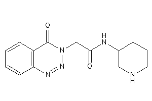 2-(4-keto-1,2,3-benzotriazin-3-yl)-N-(3-piperidyl)acetamide