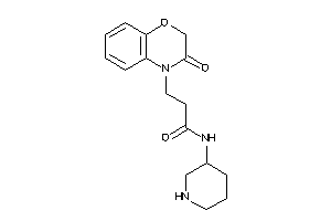 3-(3-keto-1,4-benzoxazin-4-yl)-N-(3-piperidyl)propionamide