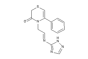 5-phenyl-4-[2-(1H-1,2,4-triazol-5-ylimino)ethyl]-1,4-thiazin-3-one