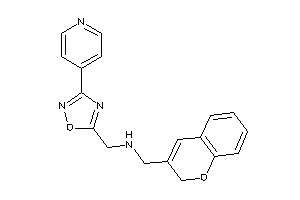 2H-chromen-3-ylmethyl-[[3-(4-pyridyl)-1,2,4-oxadiazol-5-yl]methyl]amine