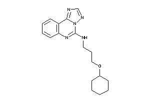 Image of 3-(cyclohexoxy)propyl-([1,2,4]triazolo[1,5-c]quinazolin-5-yl)amine