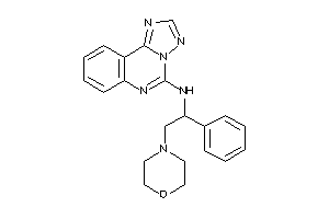 (2-morpholino-1-phenyl-ethyl)-([1,2,4]triazolo[1,5-c]quinazolin-5-yl)amine