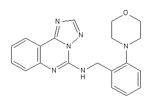 Image of (2-morpholinobenzyl)-([1,2,4]triazolo[1,5-c]quinazolin-5-yl)amine