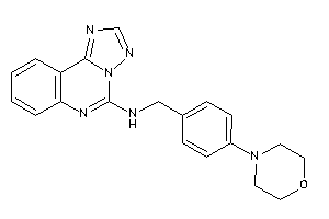 Image of (4-morpholinobenzyl)-([1,2,4]triazolo[1,5-c]quinazolin-5-yl)amine
