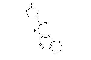 N-(1,3-benzodioxol-5-yl)pyrrolidine-3-carboxamide