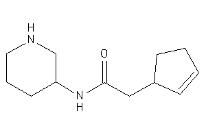 2-cyclopent-2-en-1-yl-N-(3-piperidyl)acetamide