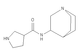 N-quinuclidin-3-ylpyrrolidine-3-carboxamide