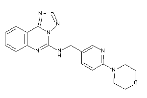 (6-morpholino-3-pyridyl)methyl-([1,2,4]triazolo[1,5-c]quinazolin-5-yl)amine