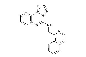 Image of 1-isoquinolylmethyl([1,2,4]triazolo[1,5-c]quinazolin-5-yl)amine