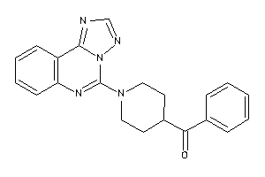 Phenyl-[1-([1,2,4]triazolo[1,5-c]quinazolin-5-yl)-4-piperidyl]methanone