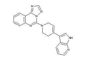 5-[4-(1H-pyrrolo[2,3-b]pyridin-3-yl)-3,6-dihydro-2H-pyridin-1-yl]-[1,2,4]triazolo[1,5-c]quinazoline