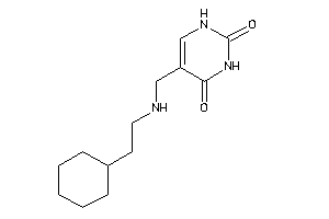 5-[(2-cyclohexylethylamino)methyl]uracil