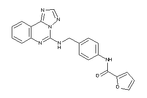 N-[4-[([1,2,4]triazolo[1,5-c]quinazolin-5-ylamino)methyl]phenyl]-2-furamide