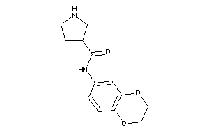 N-(2,3-dihydro-1,4-benzodioxin-6-yl)pyrrolidine-3-carboxamide