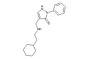 4-[(2-cyclohexylethylamino)methyl]-2-phenyl-3-pyrazolin-3-one