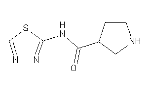 N-(1,3,4-thiadiazol-2-yl)pyrrolidine-3-carboxamide