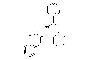 2H-chromen-3-ylmethyl-(1-phenyl-2-piperazino-ethyl)amine