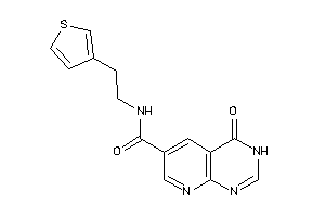 4-keto-N-[2-(3-thienyl)ethyl]-3H-pyrido[2,3-d]pyrimidine-6-carboxamide