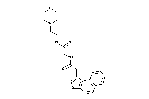 Image of 2-[(2-benzo[e]benzofuran-1-ylacetyl)amino]-N-(2-morpholinoethyl)acetamide
