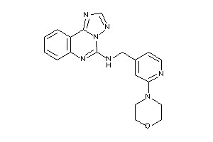 Image of (2-morpholino-4-pyridyl)methyl-([1,2,4]triazolo[1,5-c]quinazolin-5-yl)amine