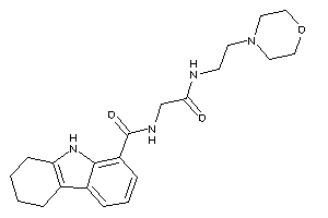 N-[2-keto-2-(2-morpholinoethylamino)ethyl]-6,7,8,9-tetrahydro-5H-carbazole-1-carboxamide