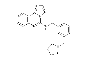 [3-(pyrrolidinomethyl)benzyl]-([1,2,4]triazolo[1,5-c]quinazolin-5-yl)amine