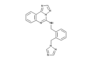 [1,2,4]triazolo[1,5-c]quinazolin-5-yl-[2-(1,2,4-triazol-1-ylmethyl)benzyl]amine