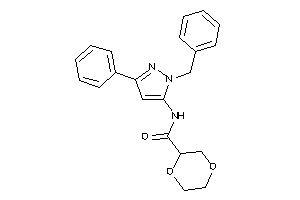 N-(2-benzyl-5-phenyl-pyrazol-3-yl)-1,4-dioxane-2-carboxamide