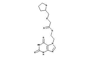 2-(tetrahydrofurfuryloxy)acetic Acid 2-(2,6-diketo-3H-purin-7-yl)ethyl Ester