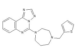 Image of 5-[4-(2-thenyl)-1,4-diazepan-1-yl]-[1,2,4]triazolo[1,5-c]quinazoline