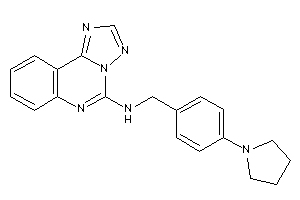 Image of (4-pyrrolidinobenzyl)-([1,2,4]triazolo[1,5-c]quinazolin-5-yl)amine