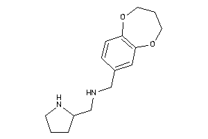 3,4-dihydro-2H-1,5-benzodioxepin-7-ylmethyl(pyrrolidin-2-ylmethyl)amine