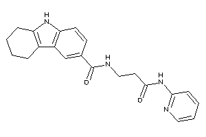 N-[3-keto-3-(2-pyridylamino)propyl]-6,7,8,9-tetrahydro-5H-carbazole-3-carboxamide