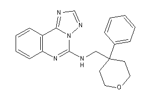 (4-phenyltetrahydropyran-4-yl)methyl-([1,2,4]triazolo[1,5-c]quinazolin-5-yl)amine